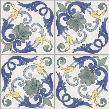 Ceramica Valsecchia, Amalfi - 2, Glossy, 15x15cm, 8.50mm, Rett.