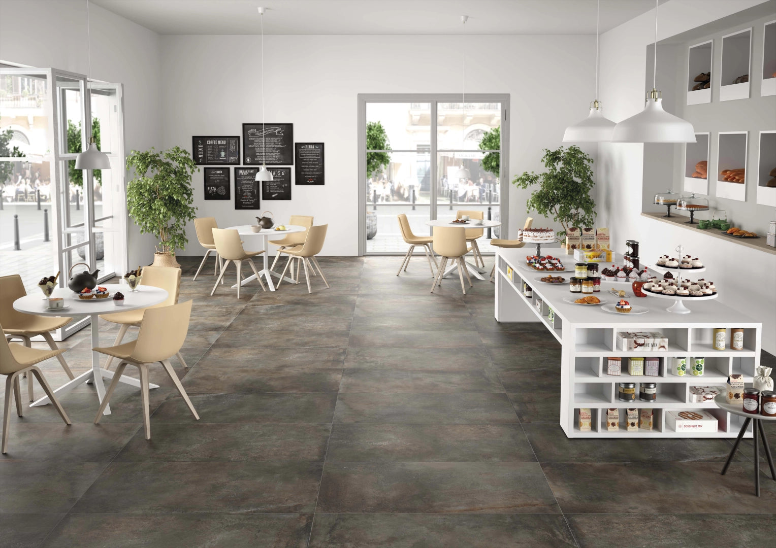 Stn Ceramica, Jasper - UBO5FB - Silver, Matt, 33.3x90cm, 10.00mm, Rett.