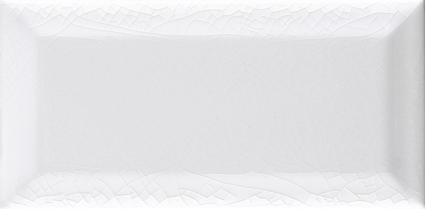 Cevica, Metro - CEM17 - Blanco, Craquele, 7.5x15cm, 9.00mm