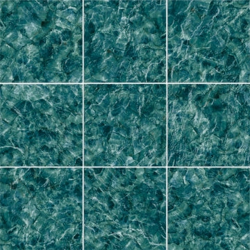 Ceramica Valsecchia, Swimming Planet - Venus Emerald, Glossy, 15x15cm, 8.50mm, Rett.