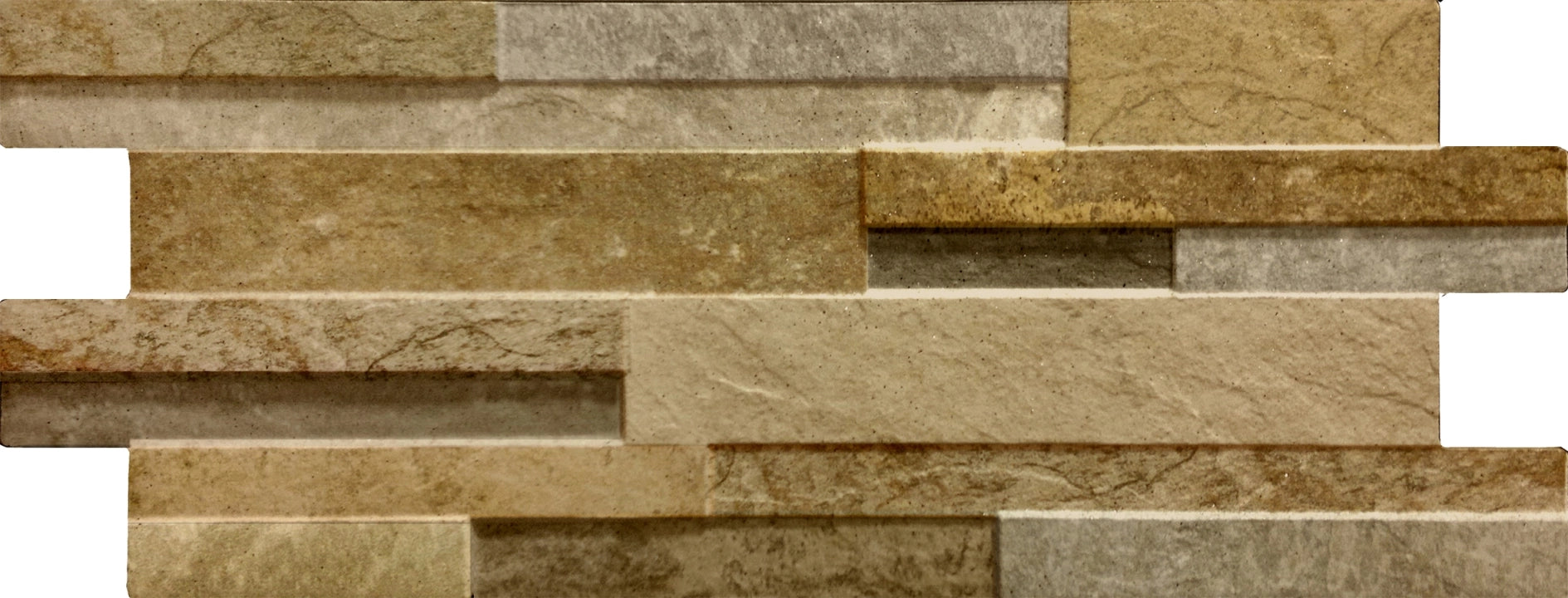 Walls&More by Keradom, Quarzo - Q300 - Gold, Naturale, 16x40cm, 10.00mm