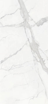 Cifre Ceramica, Statuario - Statuario, Polished, 120x260cm, 6.00mm, Rett.