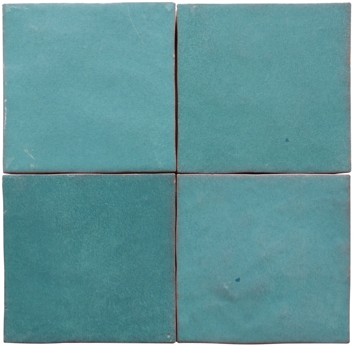 Cevica, Zelij - CEM10 - Verde Claro, Brillo, 10x10cm, 10.00mm