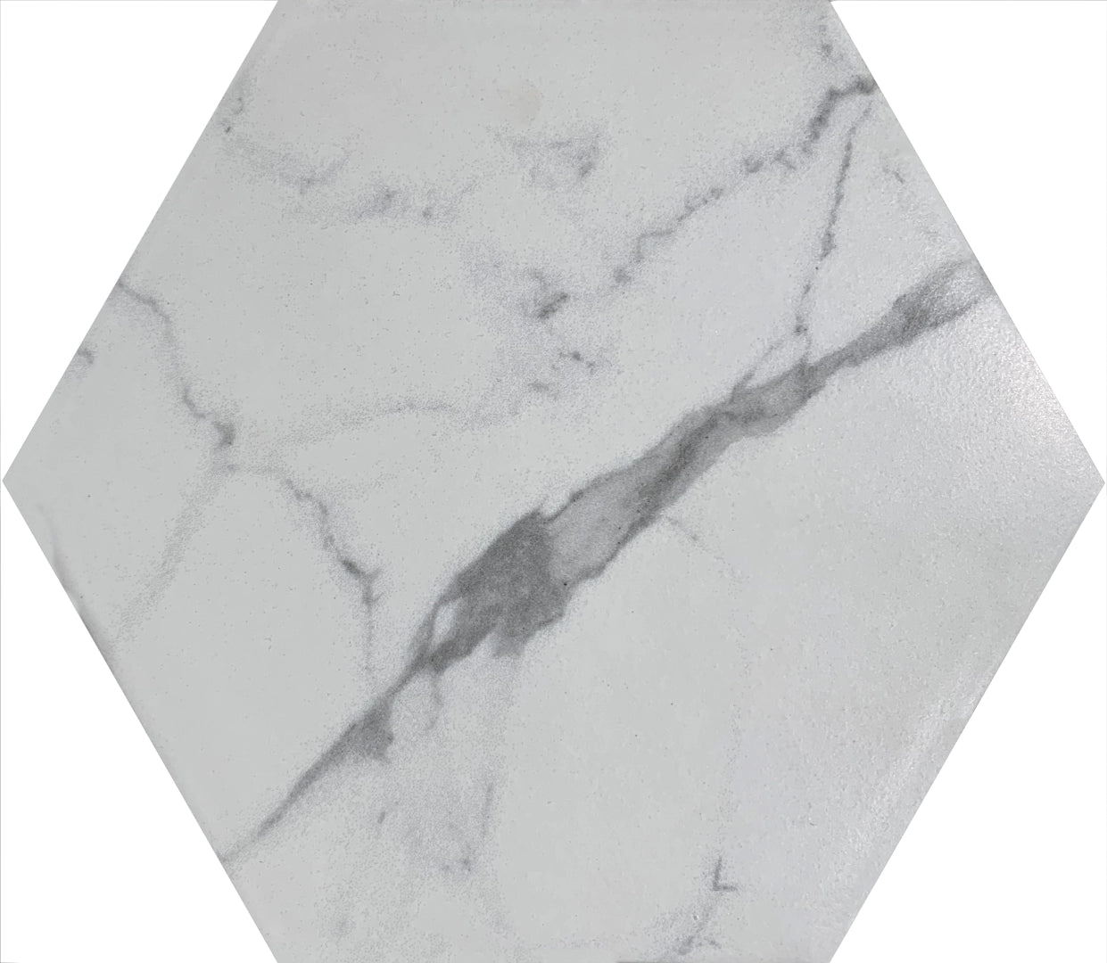 Prissmacer, Marquina/Mt. Morvedre/Mt. Paonaz - Mt. Statuarietto White, Matt, 20x24cm, 11.00mm, Rett.