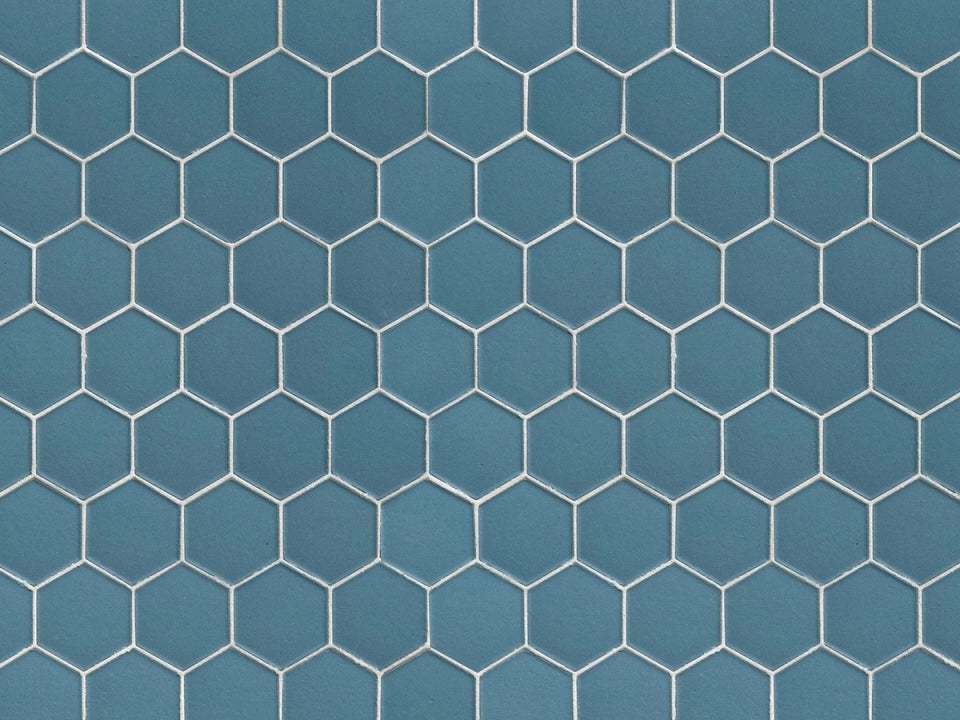 Terratinta Ceramiche, Hexa - Cadet Blue, Matt, 14x15cm, 10.00mm, Rett.