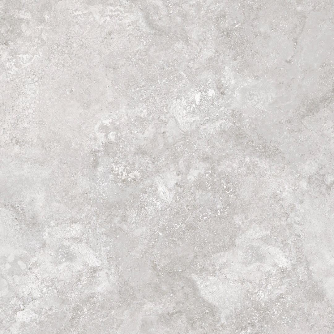 Saime Ceramiche, Travertino - Crosscut Grigio, Lucido, 60x60cm, 9.00mm, Rett.