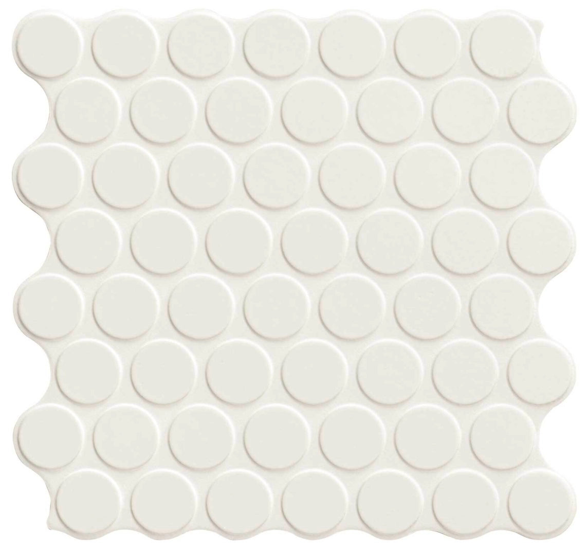 Realonda, Circle - White, Mate, 30.9x30.9cm, 9.00mm
