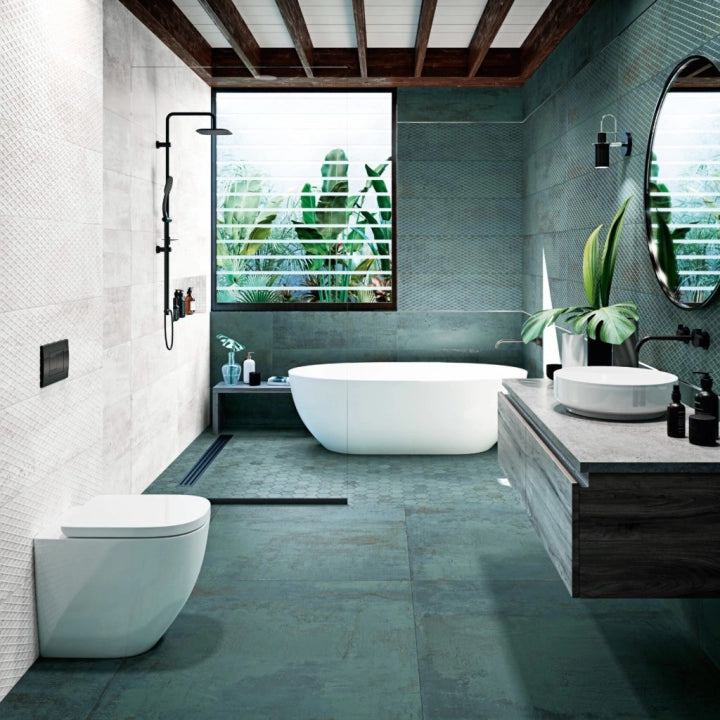Aparici, Metallic - White, Naturale, 99.55x99.55cm, 10.00mm, Rett.