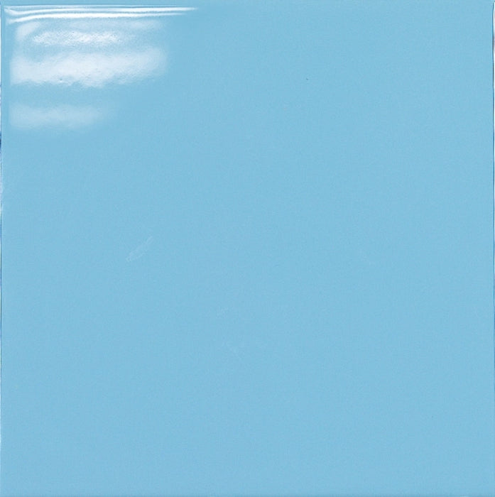 Armonie Ceramiche, Colors - 145015 - Celeste, Lucido, 20x20cm, 7.00mm, Not rectified