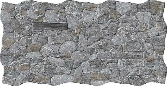 Porcelanicos Hdc, Vulcano - Dark, Naturale, 33.3x65cm, 9.70mm, Rett.
