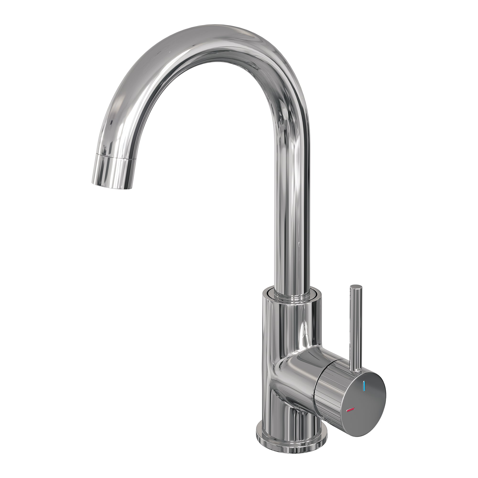 Brauer Stripe wastafelkraan hoog - chroom