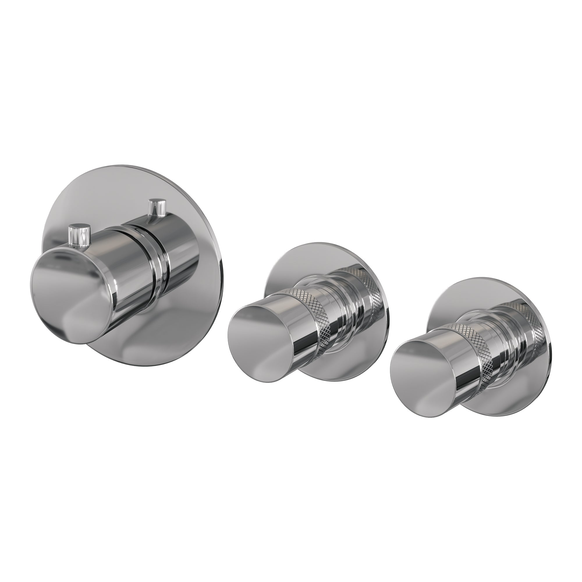 Brauer Edition inbouwthermostaat met 2 stopkranen chroom
