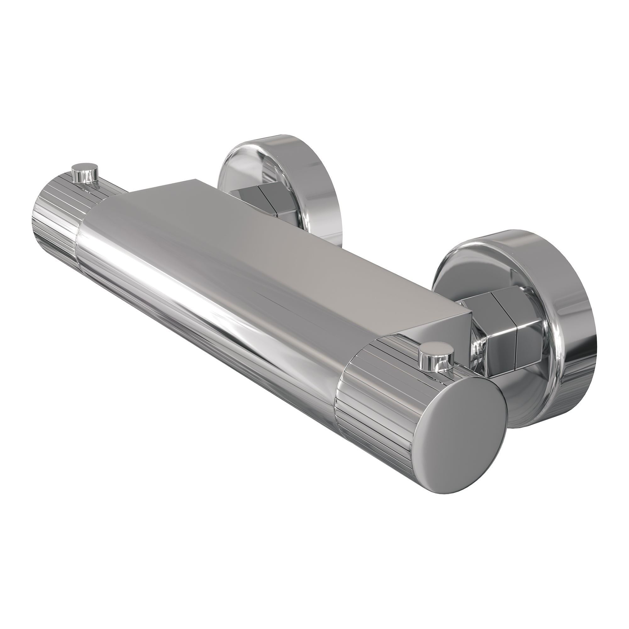 Brauer Stripe opbouw douche thermostaatkraan - chroom