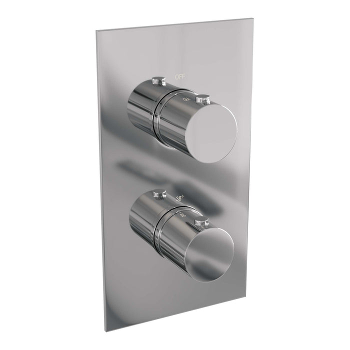 Brauer Edition inbouwthermostaat 3-weg met omstel chroom