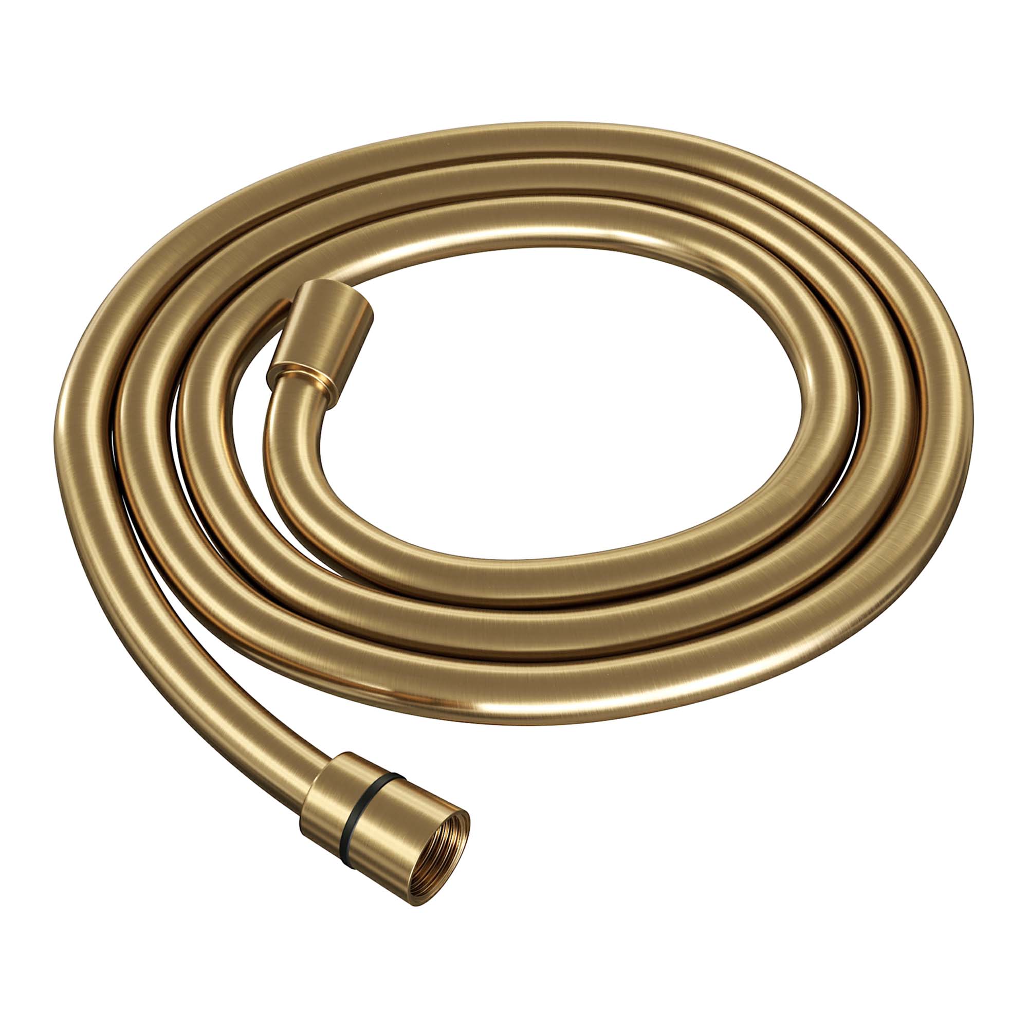 Brauer Edition doucheslang 150cm glad - Geborsteld Goud PVD
