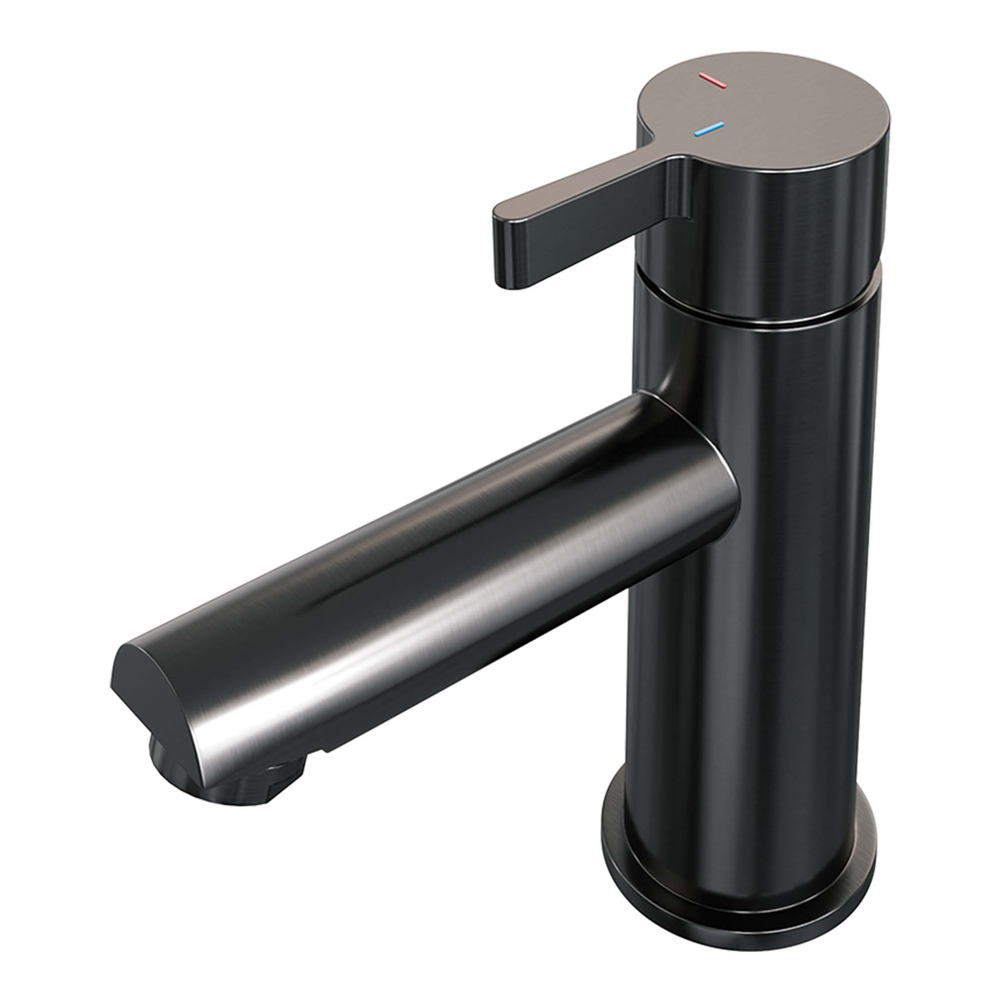 Brauer Edition wastafelkraan - hendel 2 - Geborsteld Gunmetal PVD