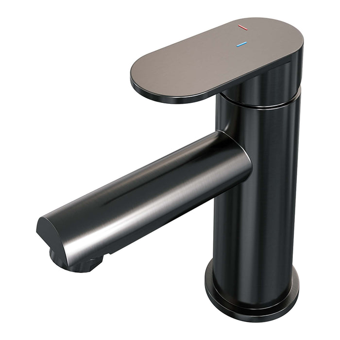 Brauer Edition wastafelkraan - hendel 3 - Geborsteld Gunmetal PVD