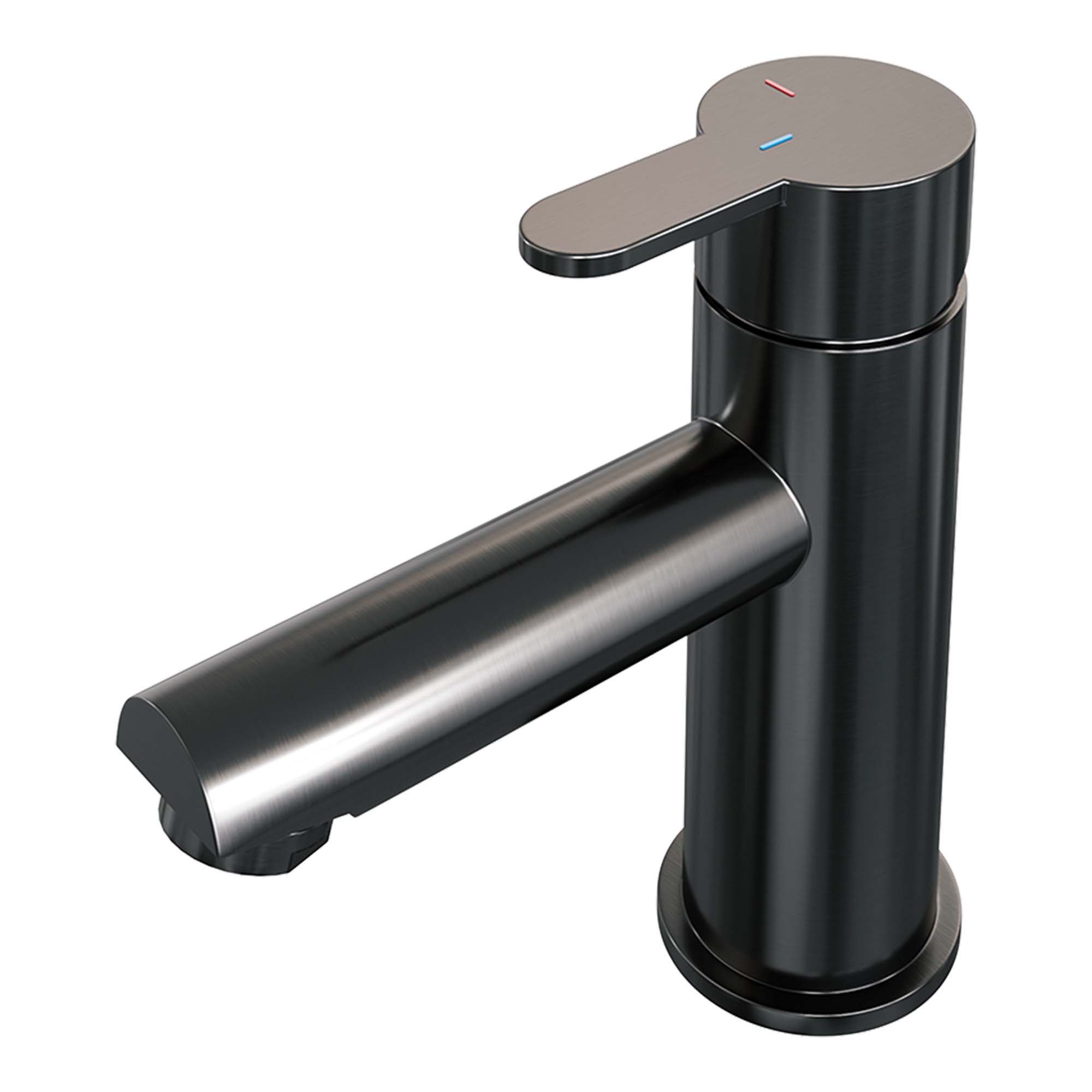 Brauer Edition wastafelkraan - hendel 4 - Geborsteld Gunmetal PVD