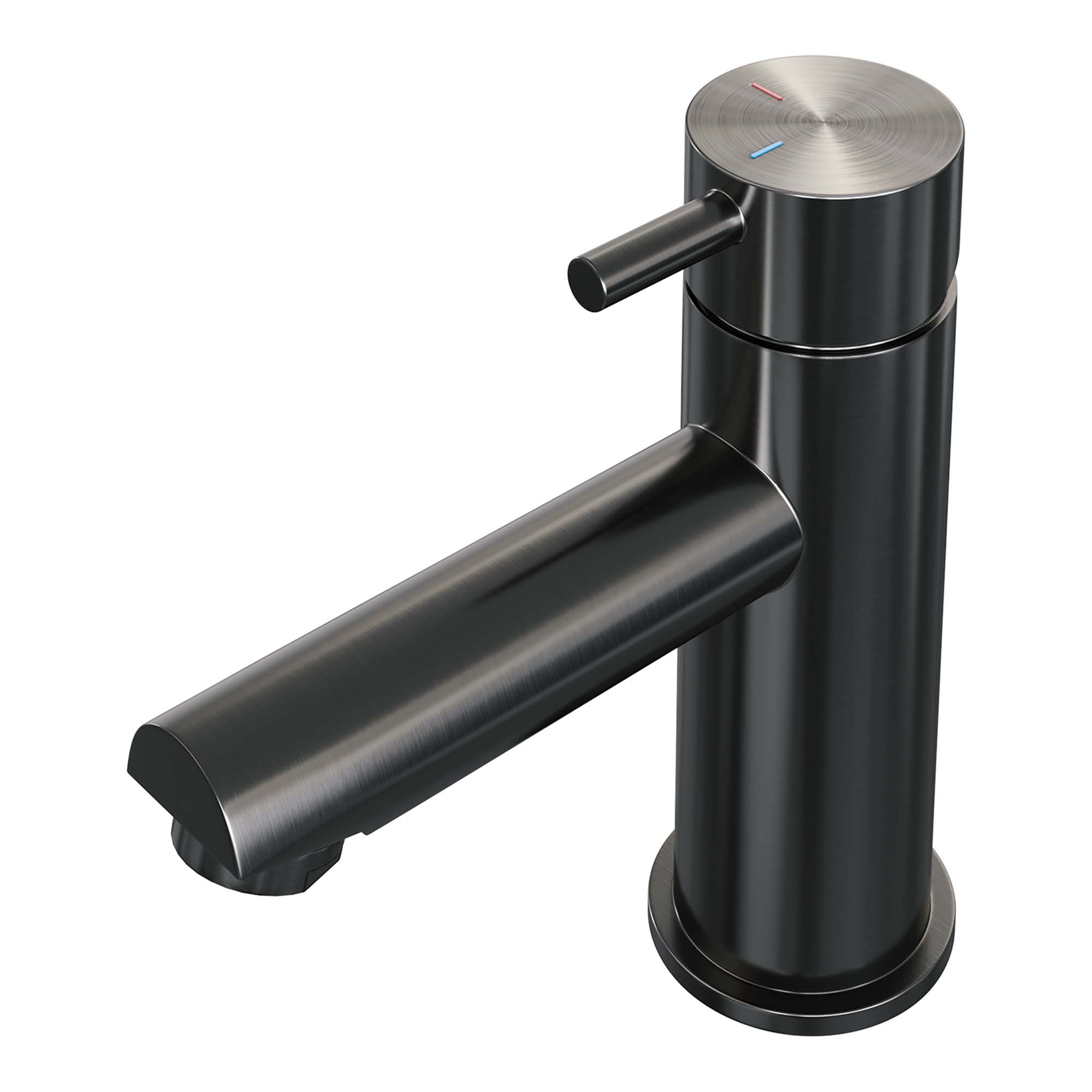 Brauer Edition wastafelkraan - hendel 5 - Geborsteld Gunmetal PVD