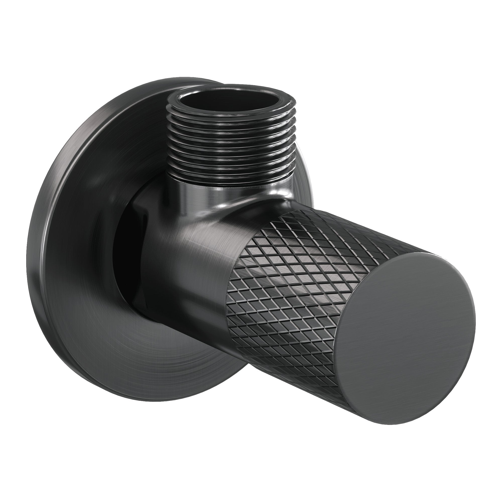Brauer Carving hoekstopkraan - Geborsteld Gunmetal PVD