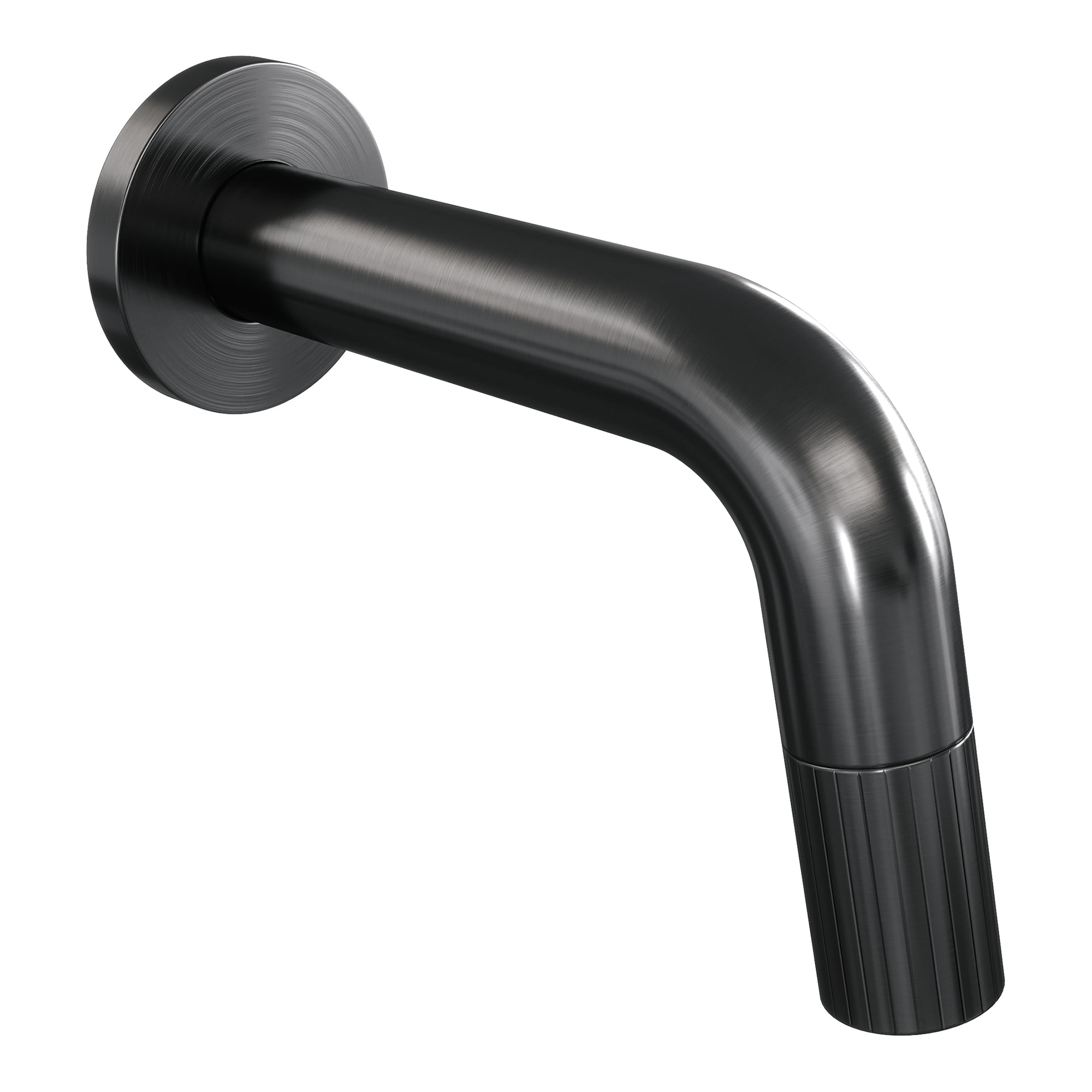 Brauer Stripe inbouw fonteinkraan inkortbaar - Geborsteld Gunmetal PVD