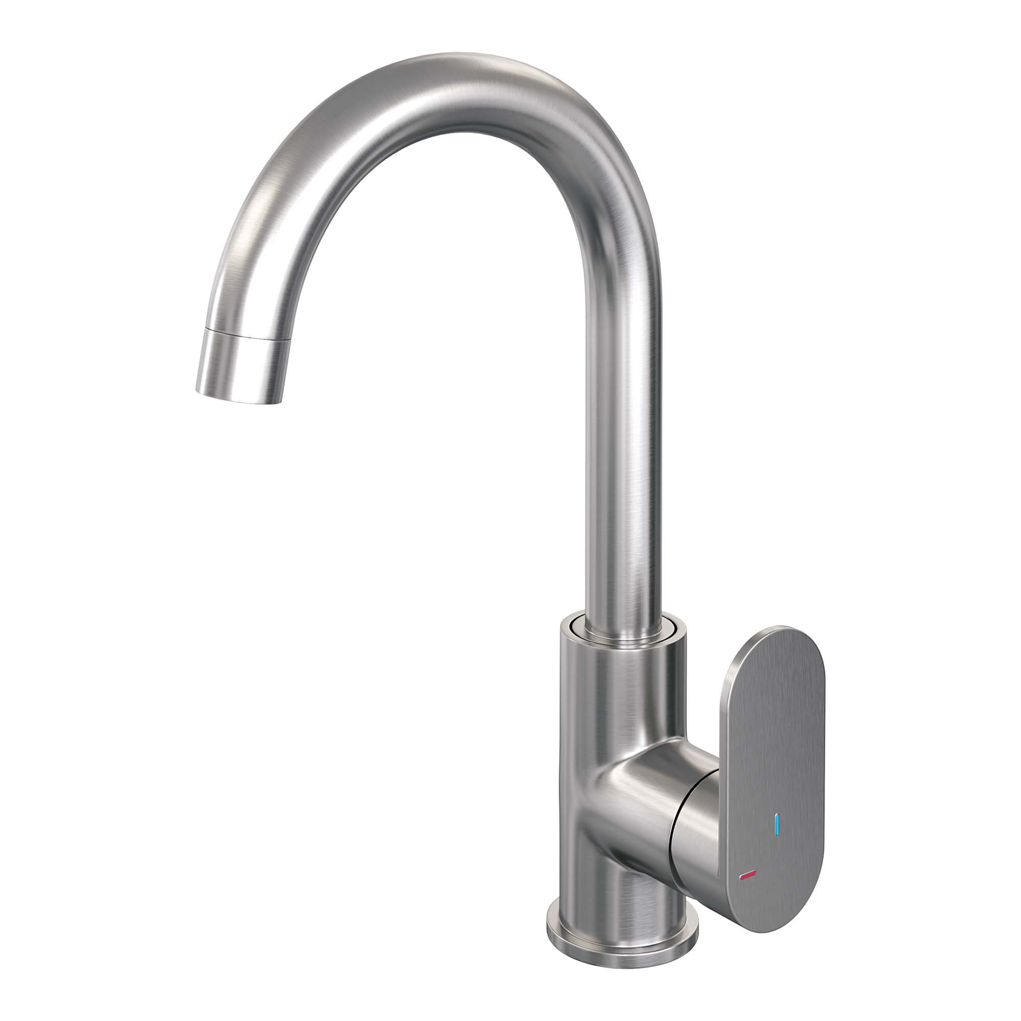 Brauer Edition wastafelkraan hoog - hendel 3 - chroom