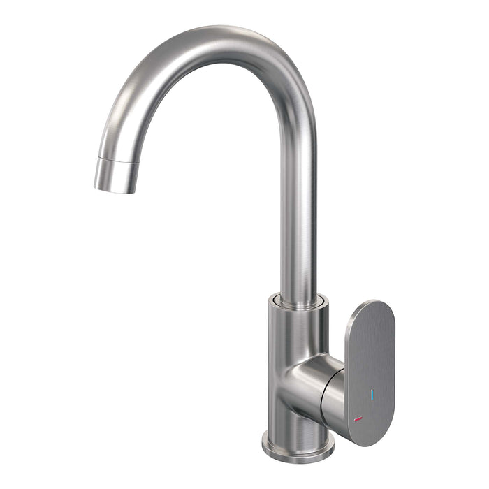 Brauer Edition wastafelkraan hoog - hendel 3 - chroom