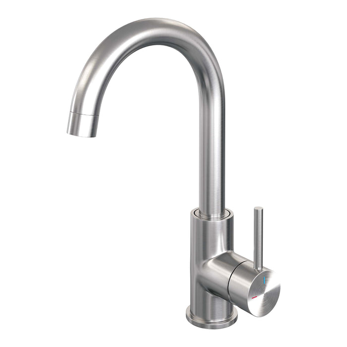 Brauer Edition wastafelkraan hoog - hendel 1 - chroom