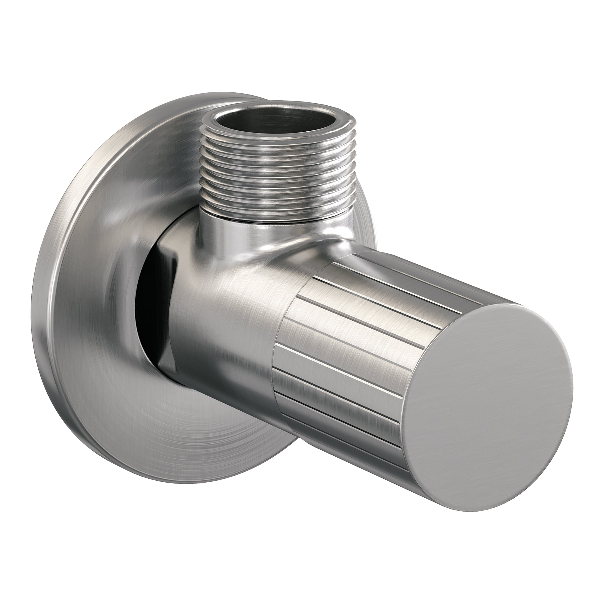 Brauer Stripe hoekstopkraan compleet met slang - geborsteld RVS PVD