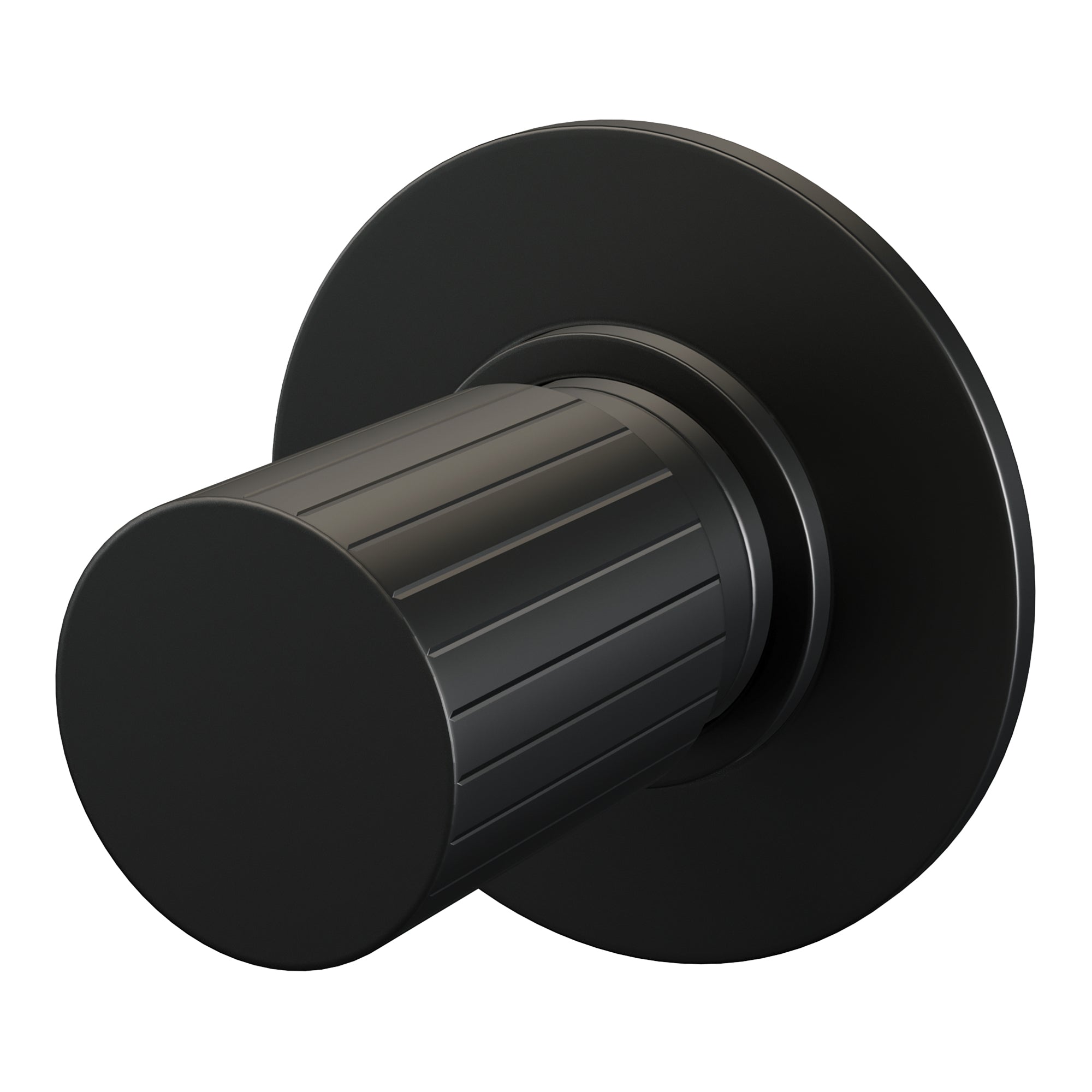 Brauer Stripe inbouw stopkraan - Mat Zwart