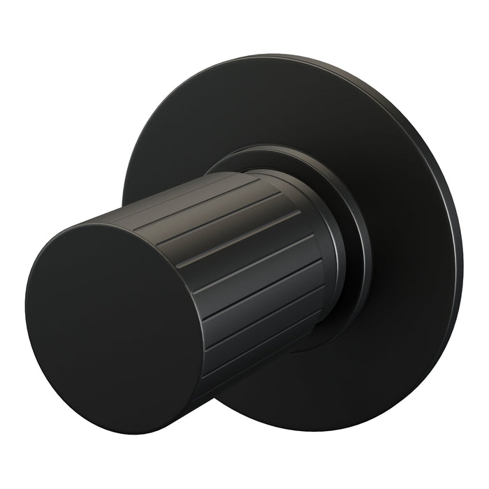 Brauer Stripe inbouw stopkraan - Mat Zwart