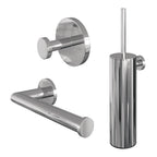 Brauer Gold Edition toilet accessoires set 3-in-1 Geborsteld Goud PVD -  5-GG-323