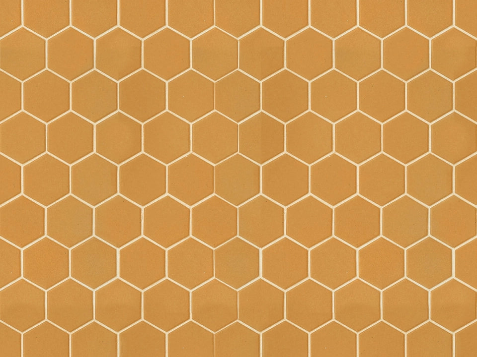 Terratinta Ceramiche, Hexa - Yellow Corn, Matt, 14x15cm, 10.00mm, Rett.