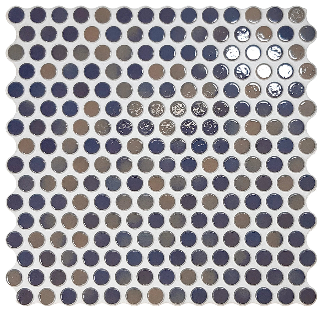Realonda, Penny - Blue Mix, Brillo, 31x31cm, 9.00mm