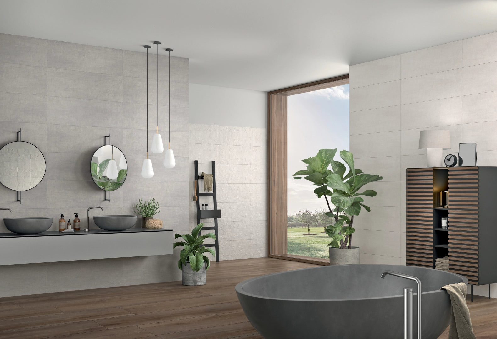 Panaria Ceramica, Wallcraft - PBFWL10 - Mint, Naturale, 35x100cm, 8.00mm, Rett.