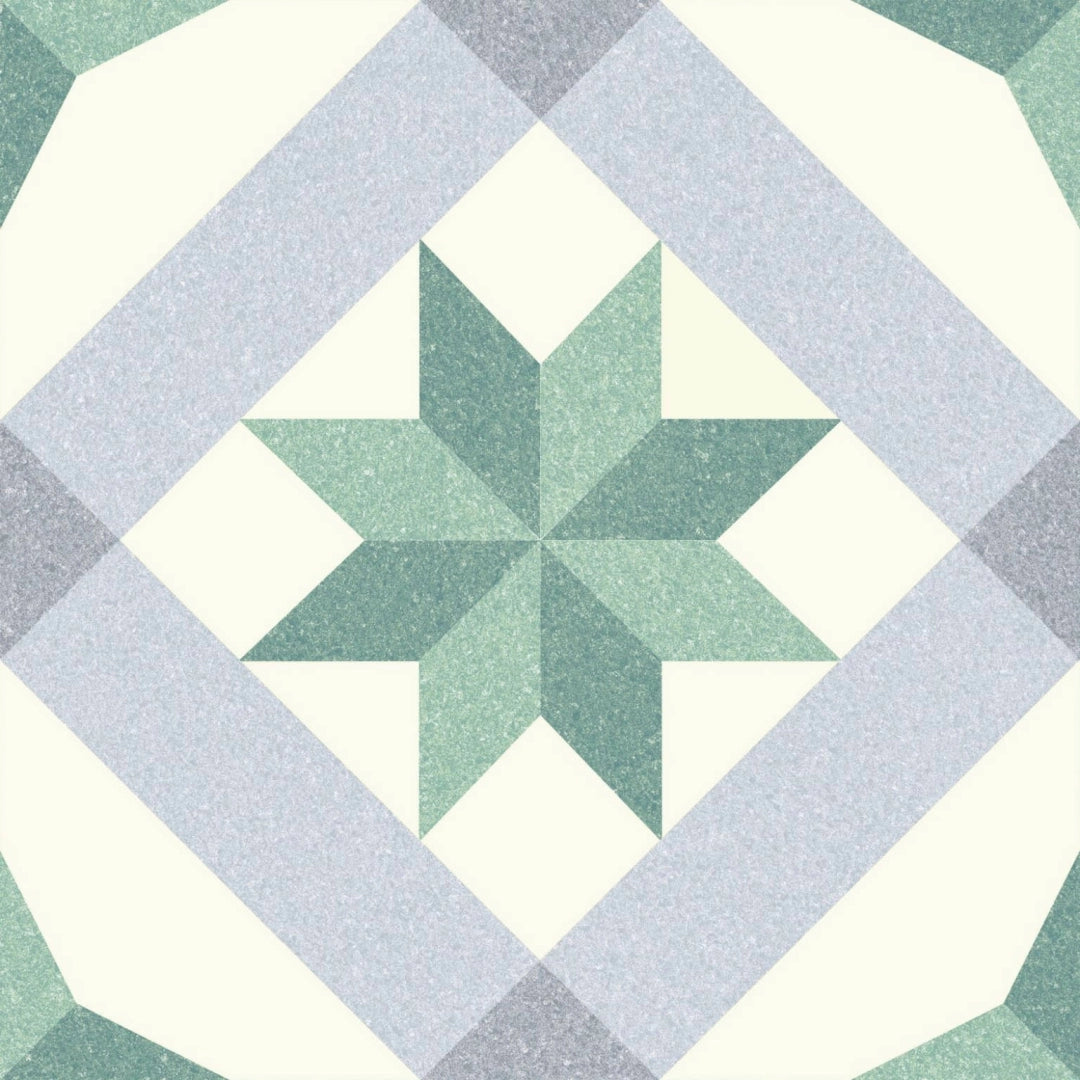 Codicer, Riviera - Menton Green, Naturale, 25x25cm, 10.00mm, Rett.