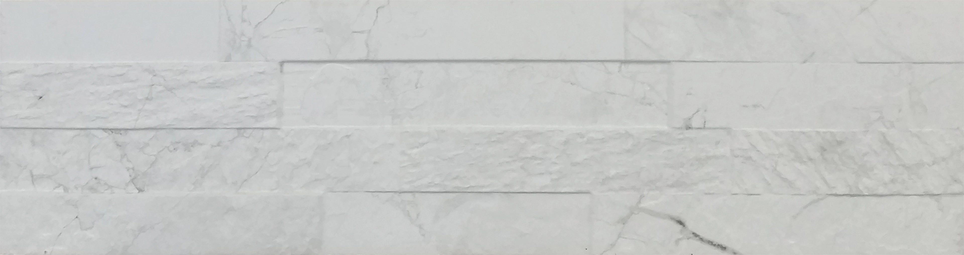 Ceramica Rondine, Tiffany 3D - J87344 - White, Naturale, 15x61cm, 11.00mm