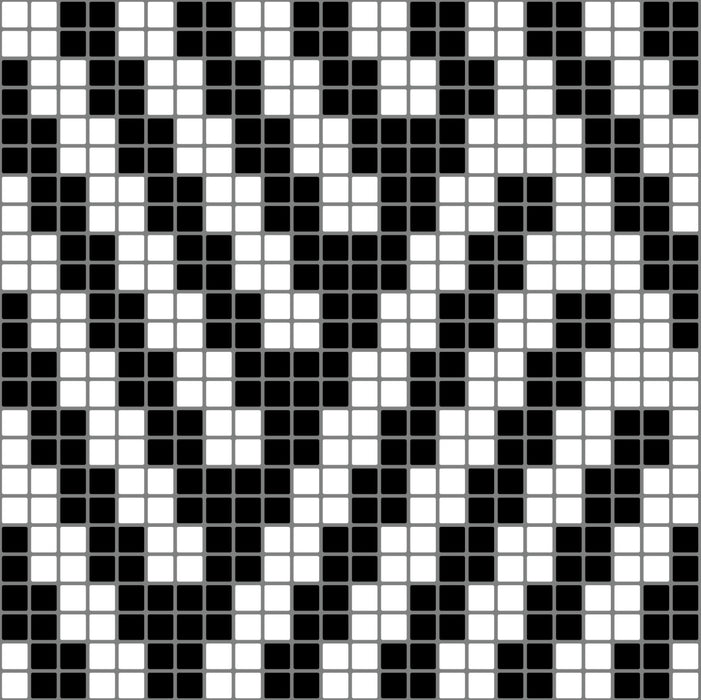 Ceramica Bardelli, Black&White - Black&White, Naturale, 30x30cm, 7.20mm, Rett.