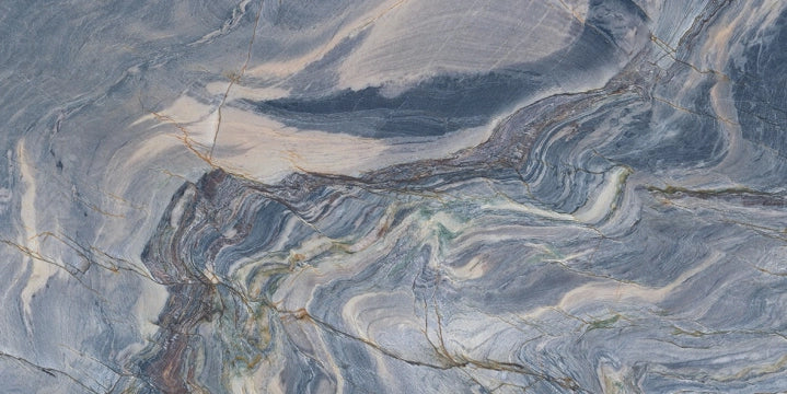 Ape Ceramica, Blue Explosion - P34 - Blue Exposion, Polished, 60x120cm, 10.50mm, Rett.