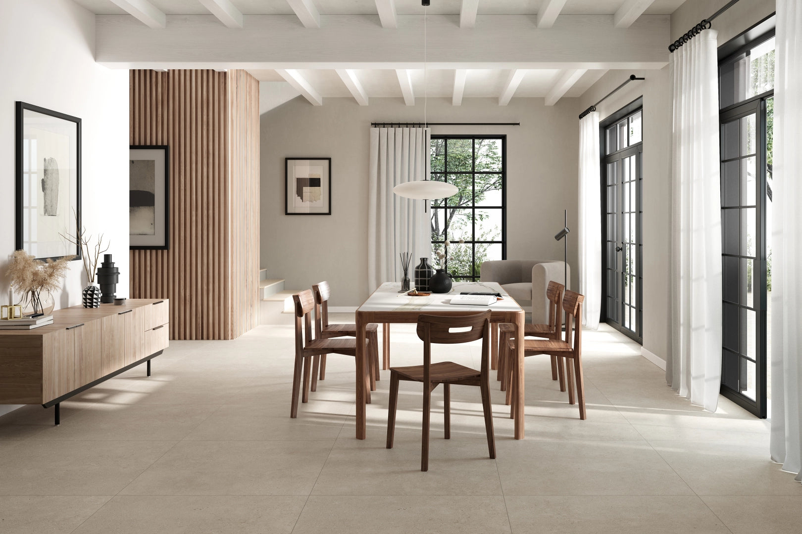 Terratinta Ceramiche, Lagom - TTLA0416N - Oyster, Matt, 10x60cm, 10.00mm, Rett.