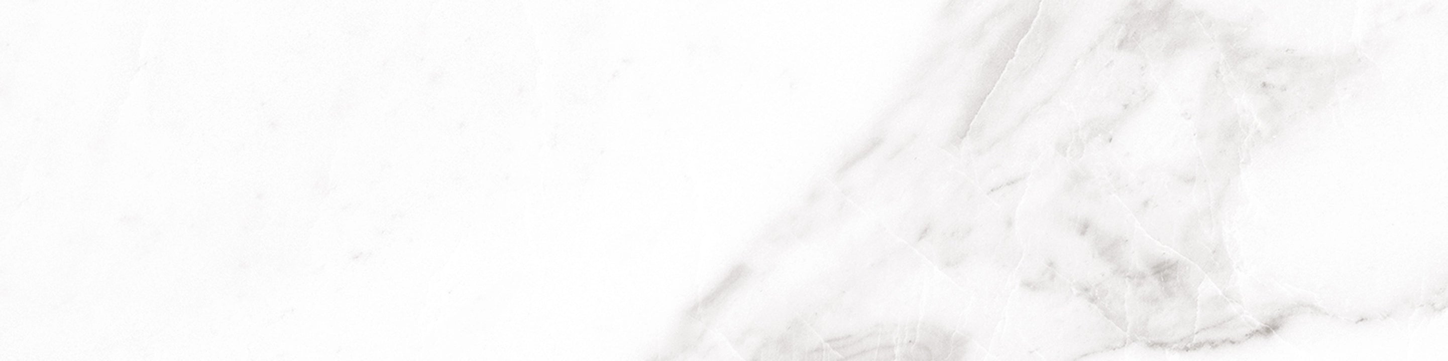 Argenta Ceramica, Carrara - White, Gloss, 7.5x30cm, 9.40mm, Not rectified