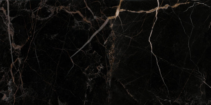 Ceramiche Caesar, Anima - ADNV - Nero Atlante, Lucidato, 60x120cm, 9.00mm, Rett.