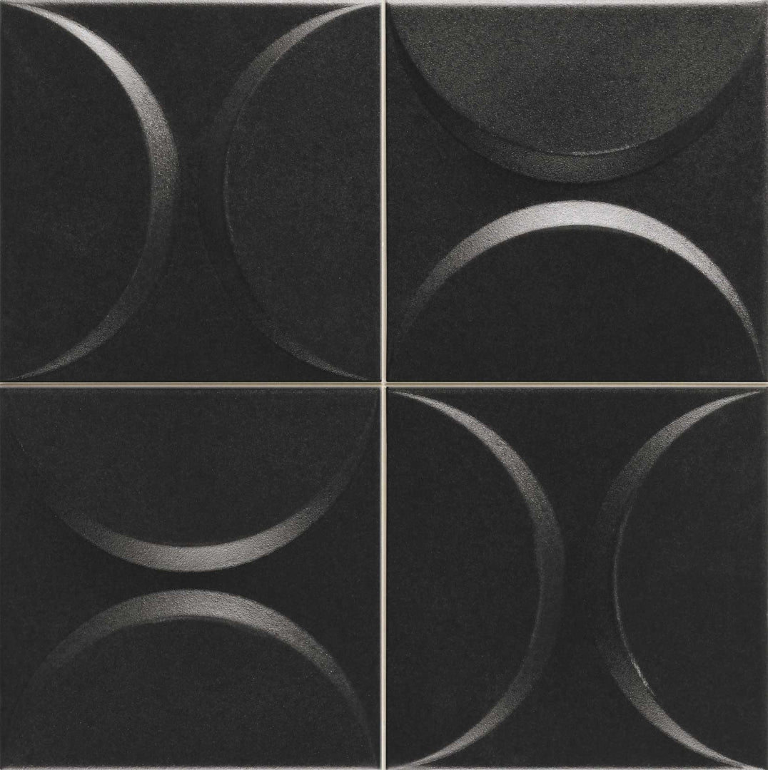 Realonda, Eclipse - Black, Mate, 33x33cm, 11.00mm