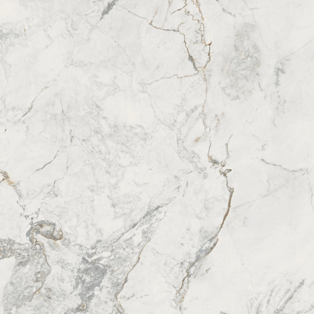 PorcelaniteDos, Rapolano - White, Polished, 98x98cm, 10.00mm, Rett.