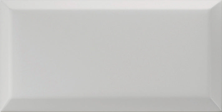 Ceramica Vogue, Bisello - RAL 7044 - Argento, Satinada, 10x20cm, 7.00mm
