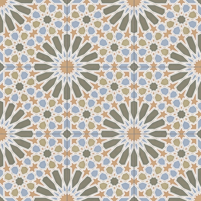 Aparici, Alhambra - Green, Naturale, 59.2x59.2cm, 10.00mm, Rett.