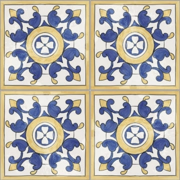 Ceramica Valsecchia, Amalfi - 7, Glossy, 15x15cm, 8.50mm, Rett.