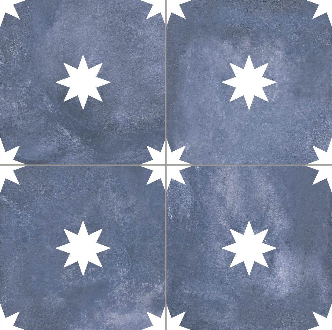 Realonda, Star - Navy, Satin, 44x44cm, 10.00mm