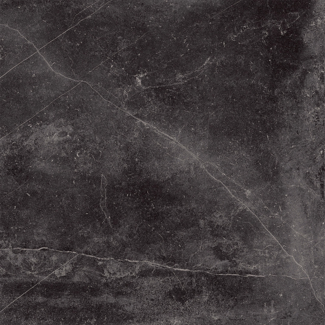 Ceramiche Campogalliano, Panarea - Black, Naturale, 60x60cm, 8.50mm, Rett.