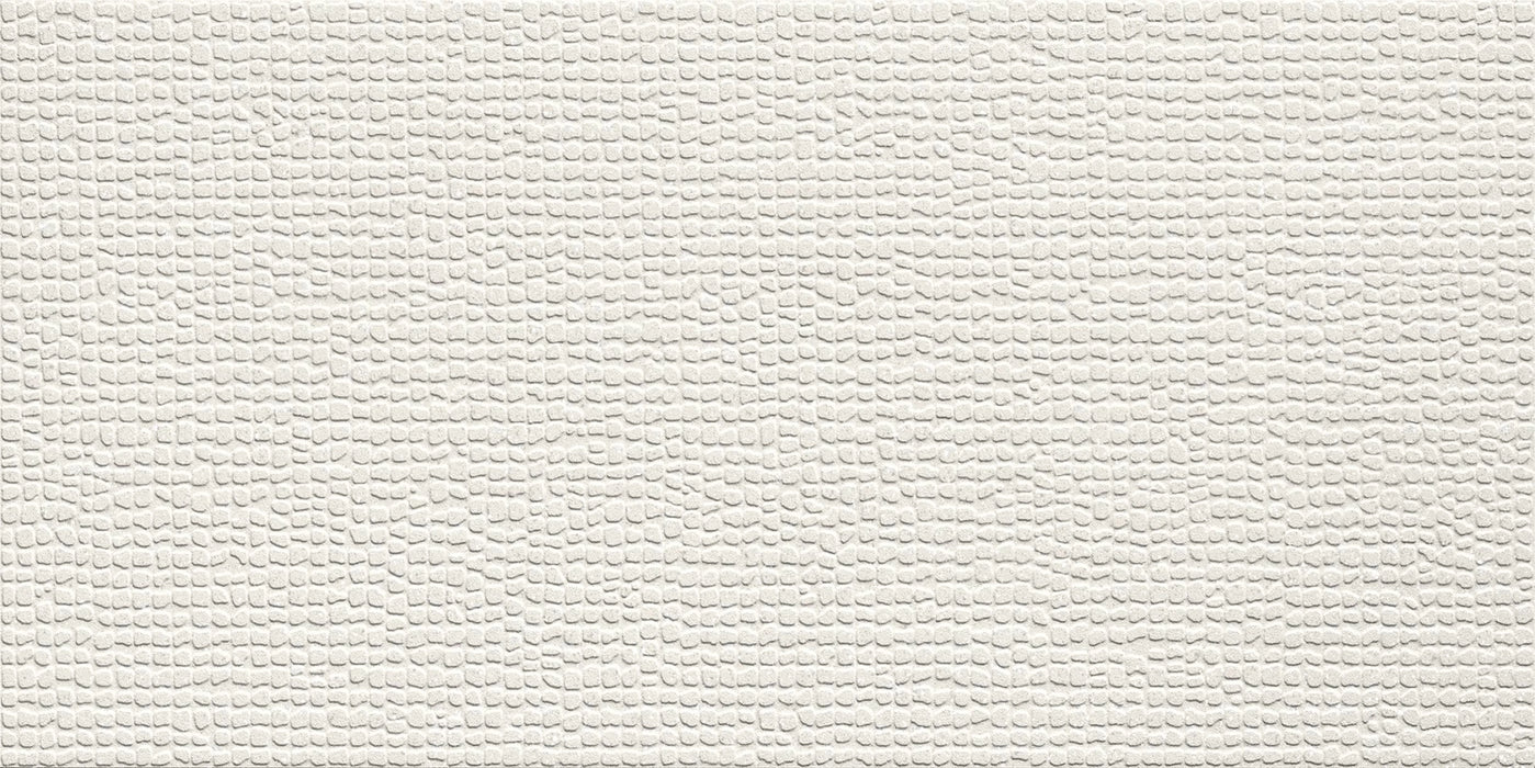 Atlas Concorde, 3d Wall Carve - A57Z - Squares White, Matt, 40x80cm, 8.50mm, Rett.